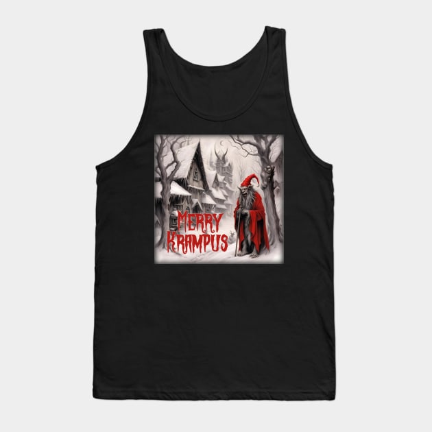 Merry Krampus Tank Top by GarfunkelArt